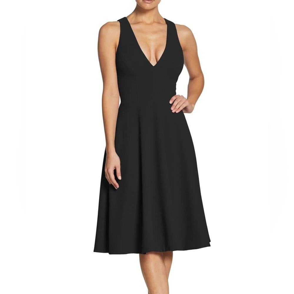 NWT Dress the Population Catalina Fit & Flare Cocktail Dress, Size S